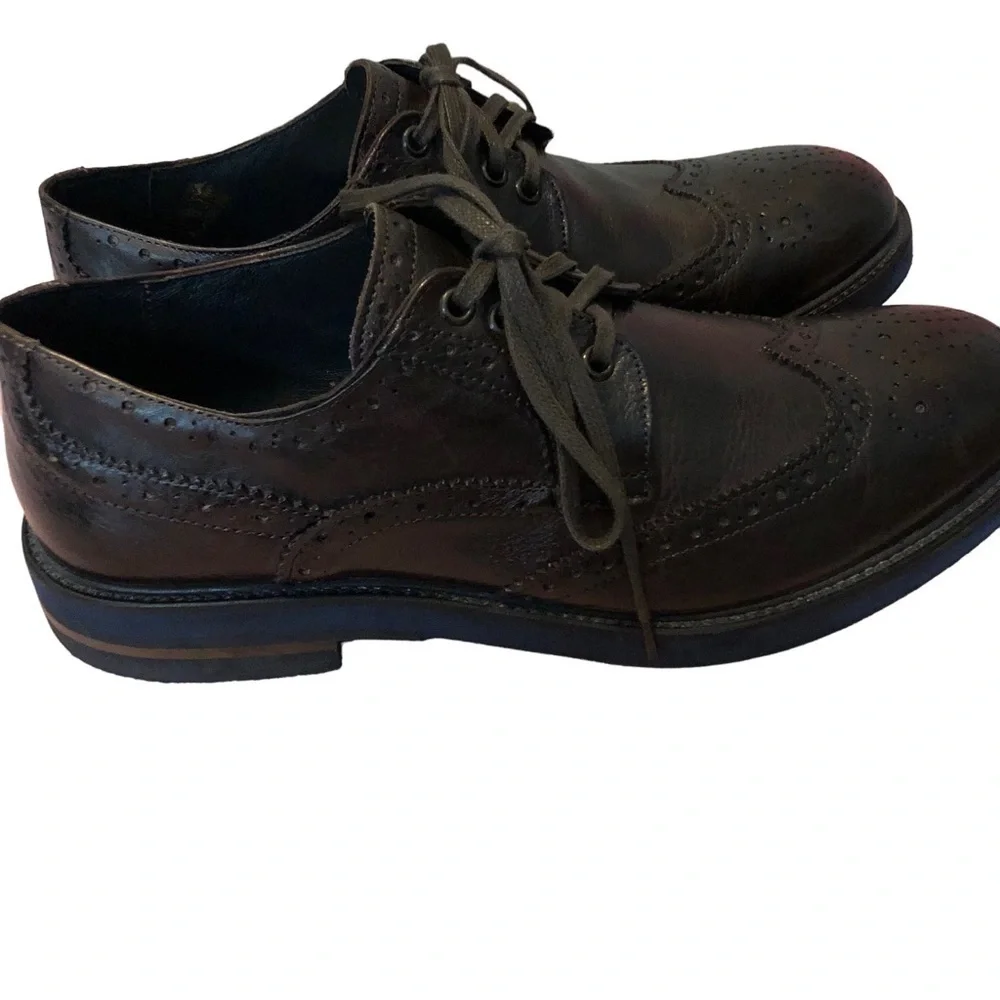 Cinti Vera Pelle Brown Lace-up Oxfords. Made and bought in Italy. Size 43 (10)‎